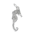 Seahorse charm i sterling silver .925 x 1 Sea Horse Seahorses berlocker