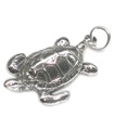 Turtle sterling silver charm pendant .925 x 1 Tortoise charms