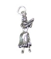 Hula Dancer charm i sterling silver .925 x 1 Hawaii Holiday charm