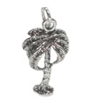 Charm palmier en argent sterling .925 x 1 Palms Trees vacances