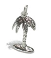 Ciondolo palma in argento sterling .925 x 1 Palme vacanze