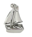 Charm de plata de ley para catamarán .925 x 1 Charms de barcos y yates