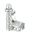 Charm av fyr i sterling silver .925 x1 Light House fyrar charm