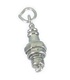 Spark Plug sterling silver charm .925 x 1 cars parts car part charms