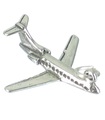 Breloque Jumbo Jet 727 en argent sterling pour avion .925 x 1 Breloques pour avion