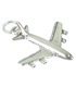 707 Jumbo Jet aeroplane sterling silver charm .925 x 1 Airplane charms
