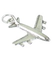 707 Breloque en argent sterling pour avion Jumbo Jet .925 x 1 Breloques pour avion