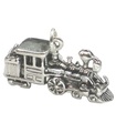 Charm in argento sterling treno locomotiva .925 x 1 charms Treni Ferrovie