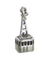 Gondelbahn Cable Car Sterling Silber Charm .925 x 1 Cablecar Charms