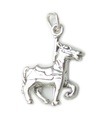 Charm carrusel caballo de plata esterlina .925 x 1 encantos de caballos de feria