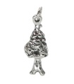 Charm de plata esterlina Redwood Tree .925 x 1 Charms de árboles