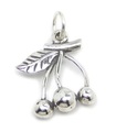 Kirschen Sterling Silber Charm .925 x 1 Kirsch Charms