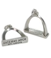 Saint Louis Arch Gateway charm i sterling silver .925 x 1 Missouri Arch