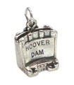 Hoover Dam charm i sterling silver .925 x 1 Nevada Boulder Dams