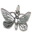 Butterfly sterling silver charm pendant .925 x 1 Butterflies charms