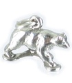 Black Bear sterling silver charm .925 x 1 Björnar charm