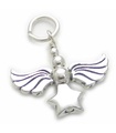 Breloque étoile en argent sterling ange .925 x 1 Breloques de protection des anges