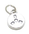 Tape Film Movie Reel sterling silver charm .925 x 1 Film charms