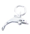 Charm de plata de ley con delfines .925 x 1 Charms de delfines