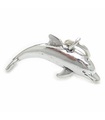 Delphin-Anhänger aus Sterlingsilber .925 x 1 Delphin-Anhänger