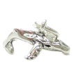 Buckelwal KLEINER Sterling Silber Charm .925 x 1 Buckel Charms