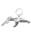 Humpback whale sterling silver charm .925 x 1 Hump Back Whales charms