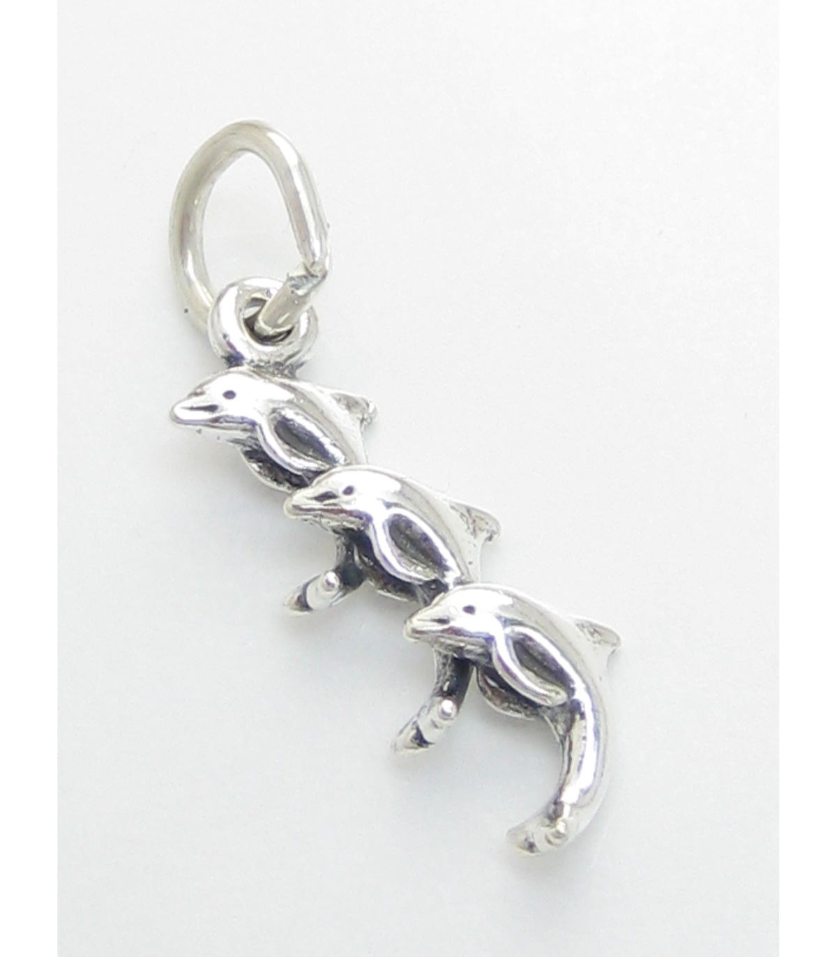 .925 store Dolphin Sterling Silver Jewelry Charm