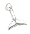 Whale Tale charm i sterling silver .925 x 1 Whales Tales berlocker