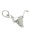 Stingray charm silver .925 x 1 Sting Ray Bat Manta Rays berlocker