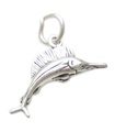 Sail Fish charm i sterling silver .925 x 1 Fiske och Sailfish charm