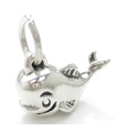 Charm de plata de ley de ballena .925 x 1 Charms de ballena