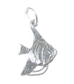 Ängelfish charm i sterling silver .925 x 1 Angel Fish Fishes berlocker