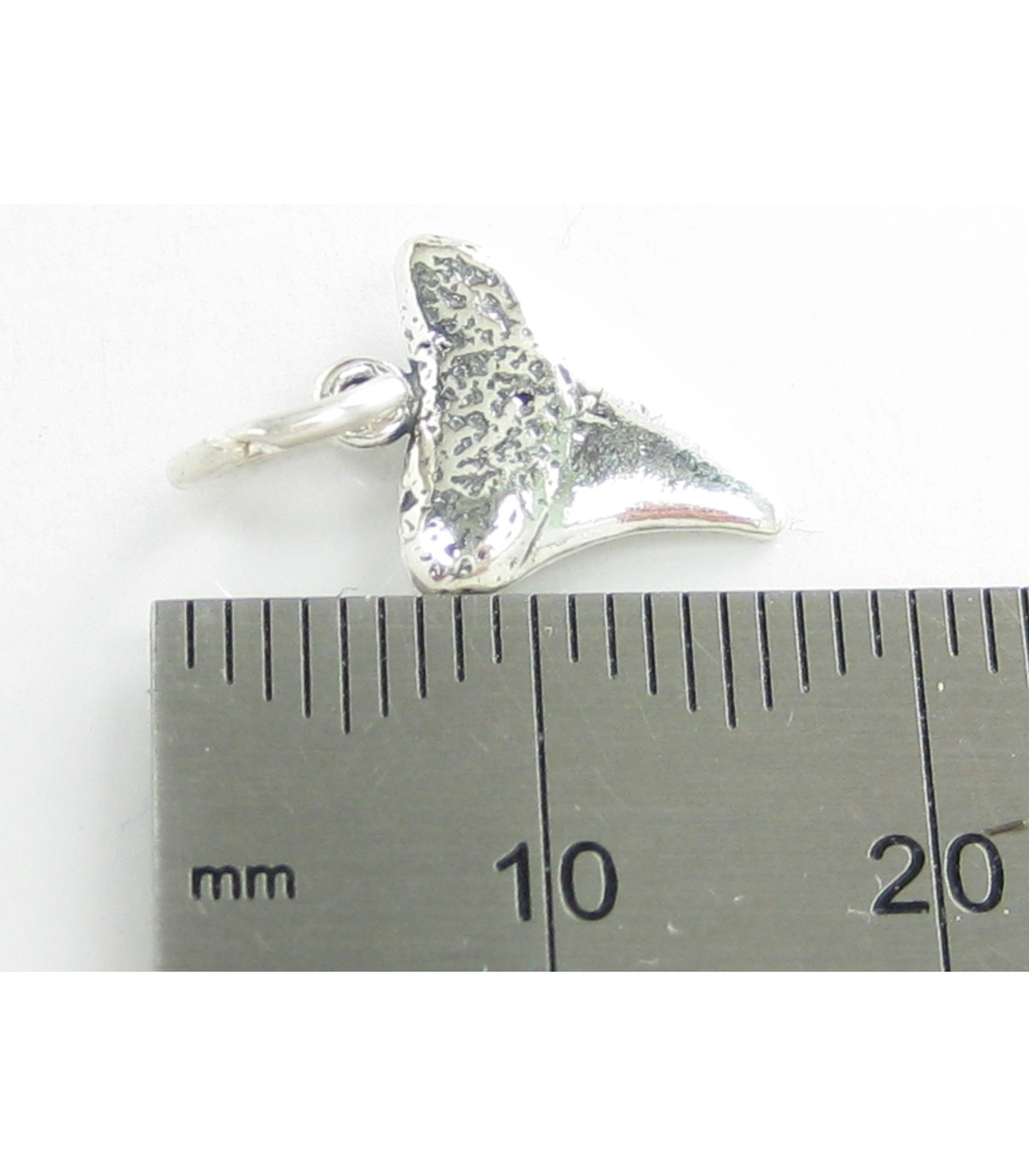 Bass fish sterling silver charm .925 x 1 Fishes Fishing Fisherman