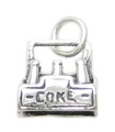 Coke 6 -pack charm i sterlingsilver .925 x 1 Cola -flaskor