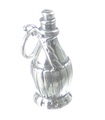 Charm in argento sterling bottiglia di Chianti .925 x 1 Bottiglie Charms per bere