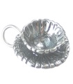 Cup and Saucer sterling silver charm .925 x 1 Tea Cups charms