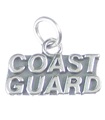 Coast Guard sterling silver charm .925 x 1 Coastguard Rescue charms