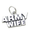 Armé Fru charm i sterling silver .925 x 1 Försvarsmaktens berlocker