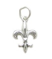 Fleur De Lis berlock i sterlingsilver .925 x 1 Fleur-de-lys spaningsberlocker