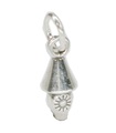 Lampa Ljus charm i sterling silver .925 x 1 Lampor och lampor berlocker