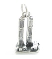 World Trade Center Sterling Silber Charm .925 x 1 Gebäude Charms