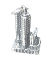 Chicago Marina City charm i sterling silver .925 x 1 Illinois USA