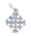 Jerusalem Cross sterling silver berlock .925 x 1 Crosses hänge berlocker