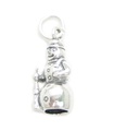 Frosty der Schneemann Sterling Silber Charm 925 x1 Schneemänner Schnee Frauen Charms