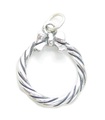 Weihnachtskranz Sterling Silber Charm .925 x 1 Weihnachtskränze Charms