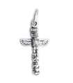 Totem Pole charm i sterling silver .925 x 1 Totems poler indianer