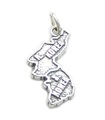 Korea karta sterling silver charm .925 x 1 North South charm