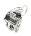 Grand Piano charm i silver .925 x 1 Musik och Pianos charm