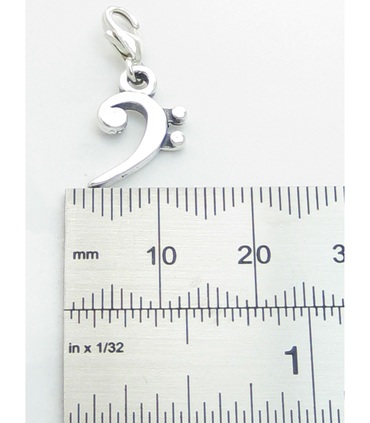 Bass on sale clef charm