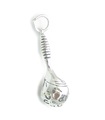 Maraca Maracas charm i enstaka silver .925 x 1 Musik